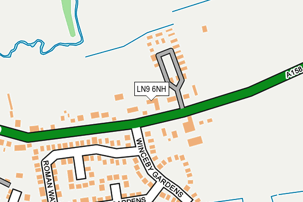 LN9 6NH map - OS OpenMap – Local (Ordnance Survey)