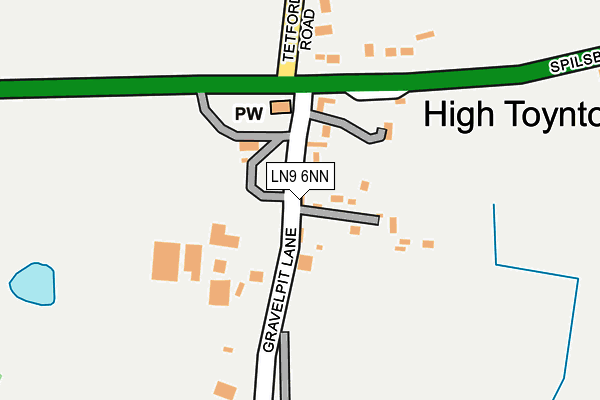 LN9 6NN map - OS OpenMap – Local (Ordnance Survey)