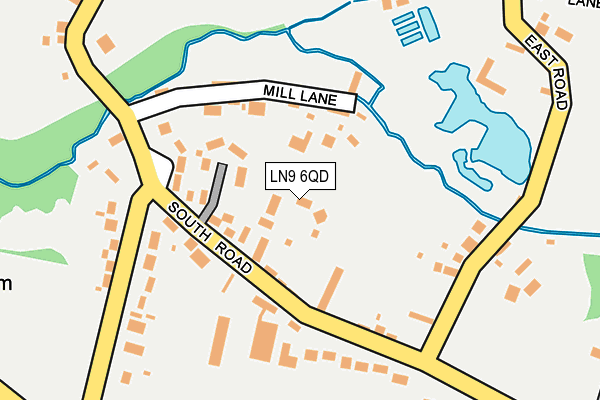 LN9 6QD map - OS OpenMap – Local (Ordnance Survey)