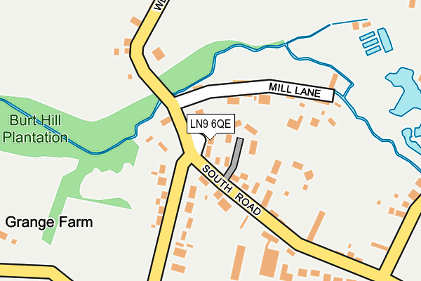 LN9 6QE map - OS OpenMap – Local (Ordnance Survey)