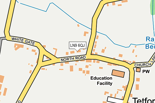 LN9 6QJ map - OS OpenMap – Local (Ordnance Survey)