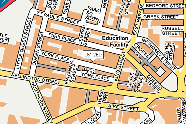 Map of BRIDIE FILMS LTD at local scale