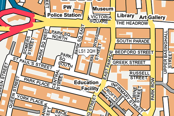 Map of WIZU WORKSPACE (SHEFF) LIMITED at local scale