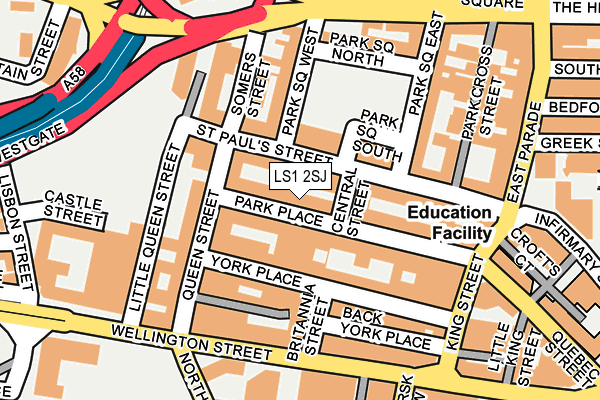 Map of MARGARET STREET BUSINESS CENTRE LIMITED at local scale