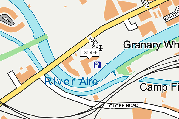 LS1 4EF map - OS OpenMap – Local (Ordnance Survey)