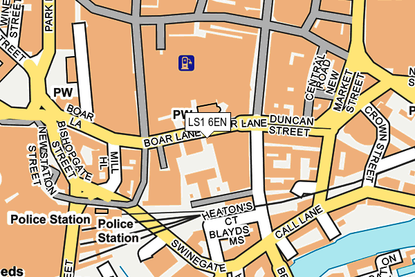 LS1 6EN map - OS OpenMap – Local (Ordnance Survey)