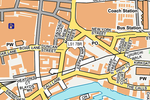 Map of ALL BLUES SHOWROOM LTD at local scale