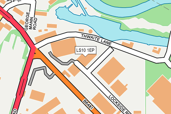 LS10 1EP map - OS OpenMap – Local (Ordnance Survey)