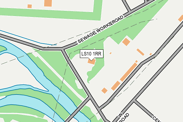 LS10 1RR map - OS OpenMap – Local (Ordnance Survey)