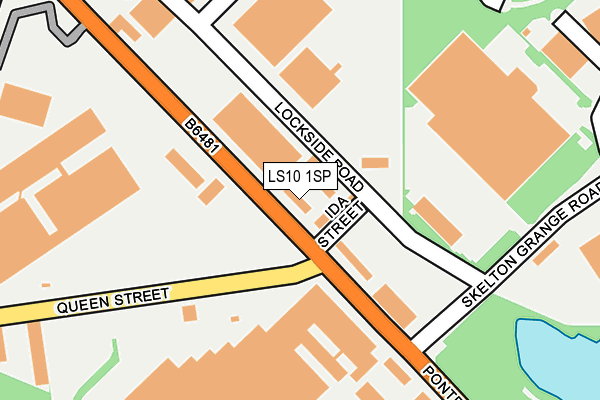 LS10 1SP map - OS OpenMap – Local (Ordnance Survey)