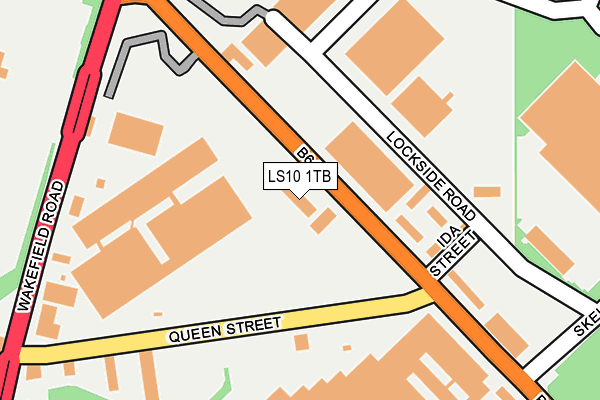 LS10 1TB map - OS OpenMap – Local (Ordnance Survey)