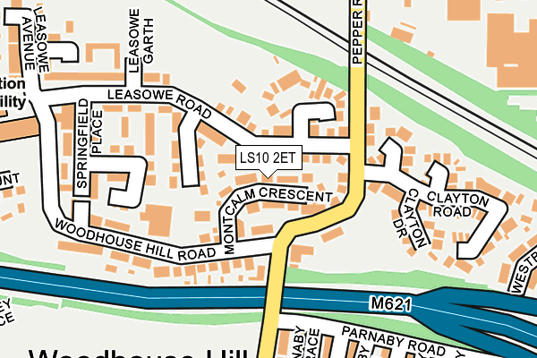 LS10 2ET map - OS OpenMap – Local (Ordnance Survey)