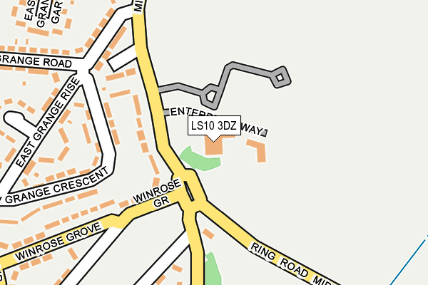 LS10 3DZ map - OS OpenMap – Local (Ordnance Survey)