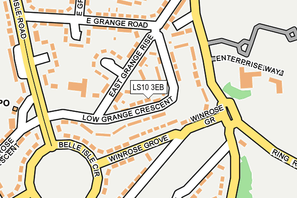 LS10 3EB map - OS OpenMap – Local (Ordnance Survey)