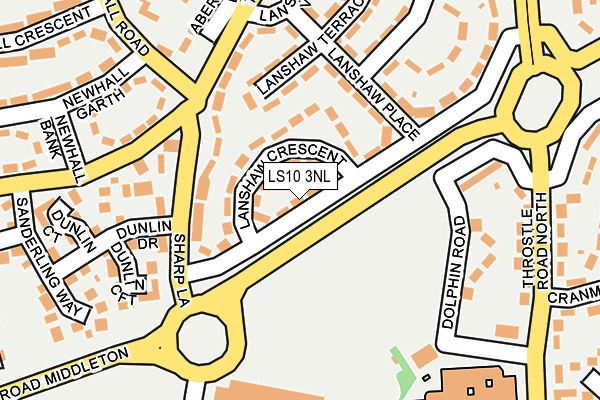 LS10 3NL map - OS OpenMap – Local (Ordnance Survey)