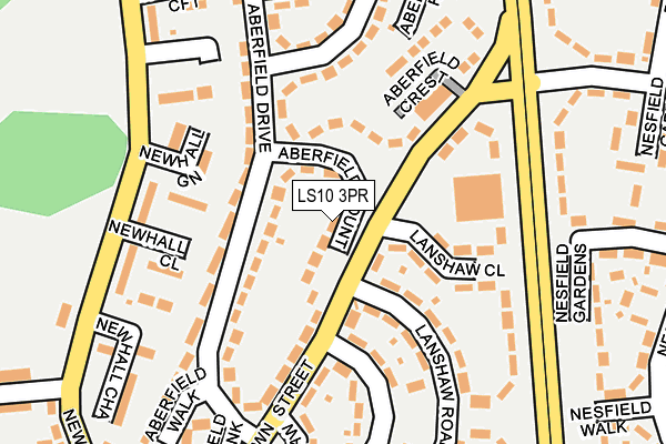 LS10 3PR map - OS OpenMap – Local (Ordnance Survey)