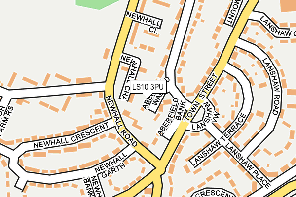 LS10 3PU map - OS OpenMap – Local (Ordnance Survey)
