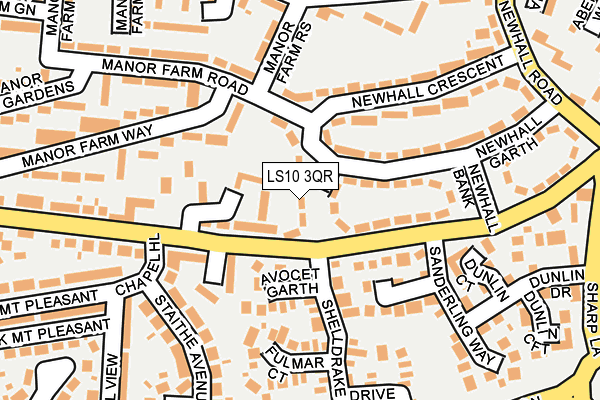 LS10 3QR map - OS OpenMap – Local (Ordnance Survey)