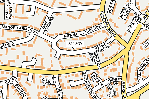 LS10 3QY map - OS OpenMap – Local (Ordnance Survey)