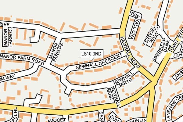 LS10 3RD map - OS OpenMap – Local (Ordnance Survey)