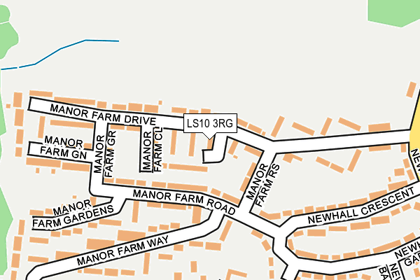 LS10 3RG map - OS OpenMap – Local (Ordnance Survey)