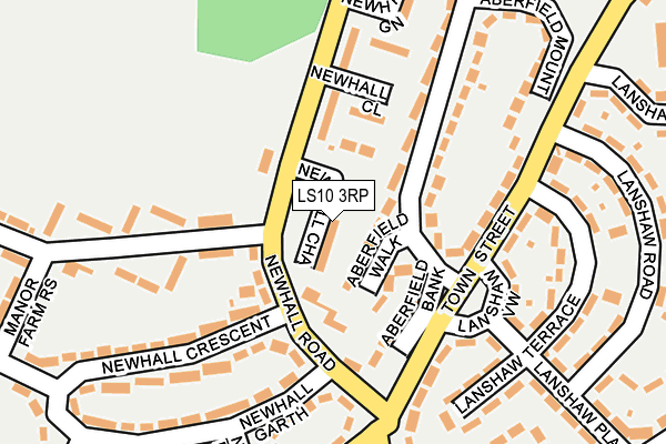 LS10 3RP map - OS OpenMap – Local (Ordnance Survey)