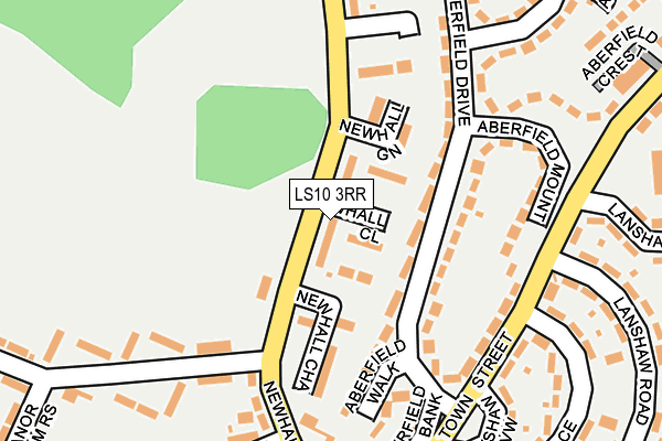 LS10 3RR map - OS OpenMap – Local (Ordnance Survey)