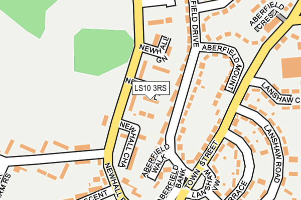 LS10 3RS map - OS OpenMap – Local (Ordnance Survey)