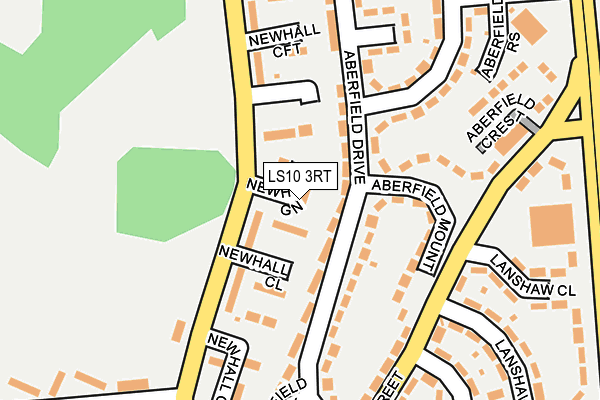 LS10 3RT map - OS OpenMap – Local (Ordnance Survey)