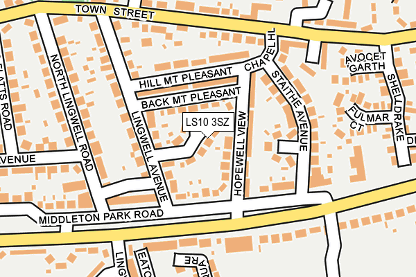LS10 3SZ map - OS OpenMap – Local (Ordnance Survey)