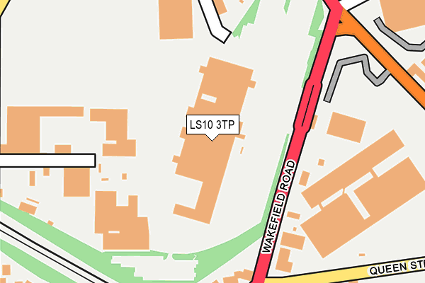 LS10 3TP map - OS OpenMap – Local (Ordnance Survey)