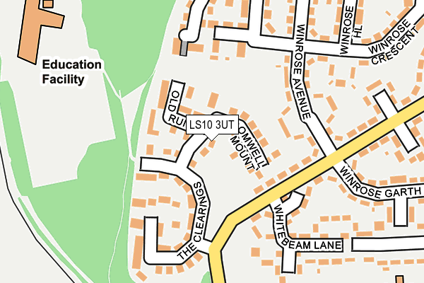LS10 3UT map - OS OpenMap – Local (Ordnance Survey)