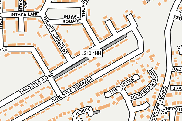 LS10 4HH map - OS OpenMap – Local (Ordnance Survey)