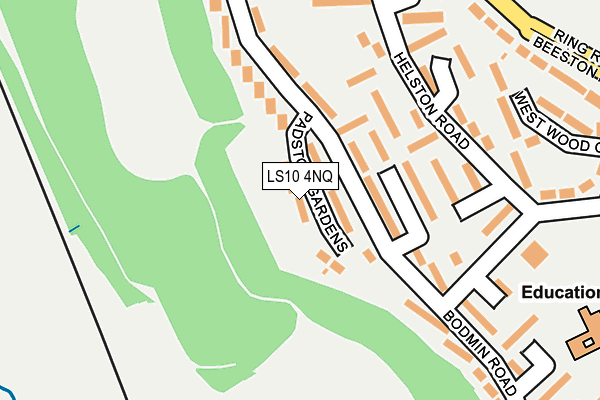 LS10 4NQ map - OS OpenMap – Local (Ordnance Survey)