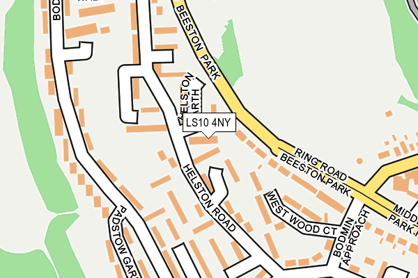 LS10 4NY map - OS OpenMap – Local (Ordnance Survey)