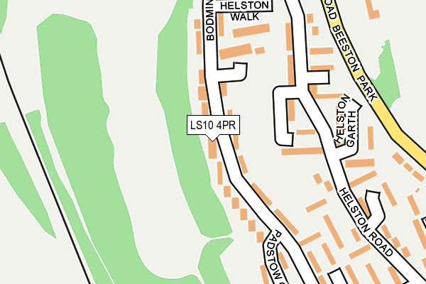 LS10 4PR map - OS OpenMap – Local (Ordnance Survey)