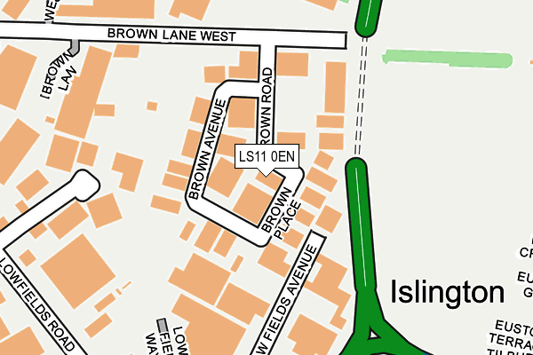LS11 0EN map - OS OpenMap – Local (Ordnance Survey)