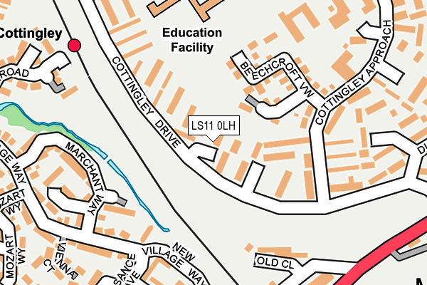 LS11 0LH map - OS OpenMap – Local (Ordnance Survey)