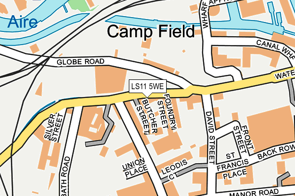 LS11 5WE map - OS OpenMap – Local (Ordnance Survey)