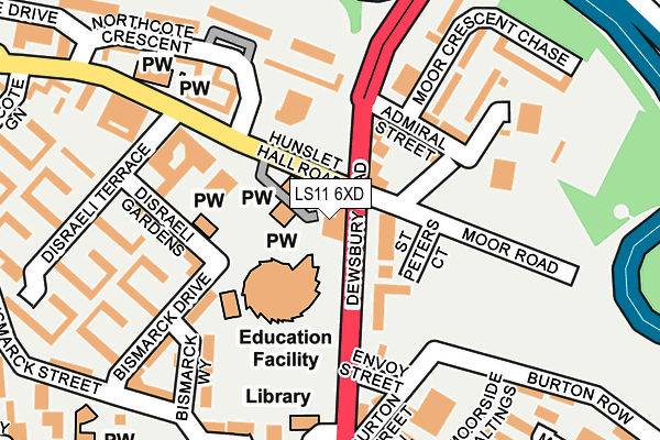 Map of MEE ESTATES LTD at local scale
