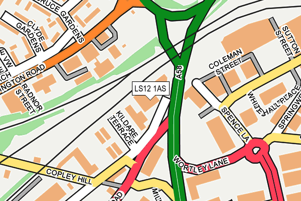 Map of THE WIDD GROUP LIMITED at local scale