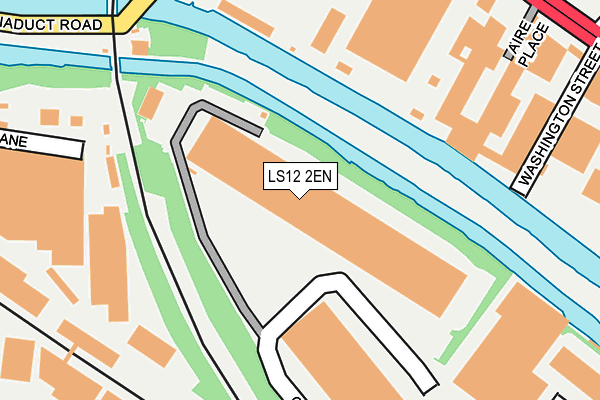 LS12 2EN map - OS OpenMap – Local (Ordnance Survey)