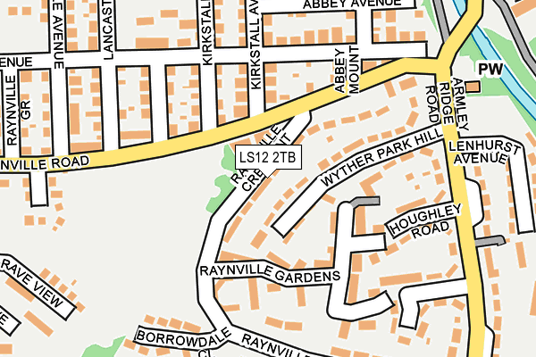 LS12 2TB map - OS OpenMap – Local (Ordnance Survey)