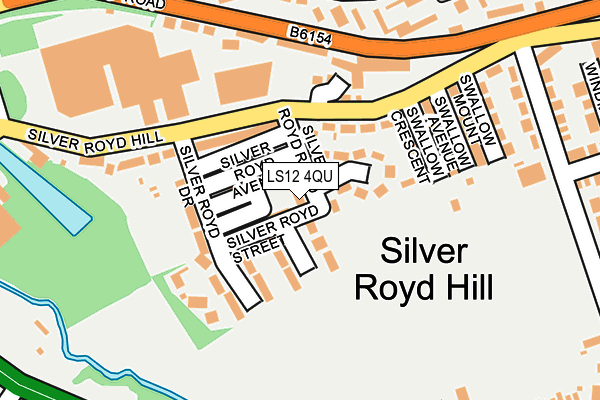 LS12 4QU map - OS OpenMap – Local (Ordnance Survey)