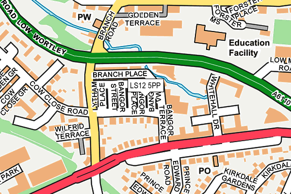 LS12 5PP map - OS OpenMap – Local (Ordnance Survey)