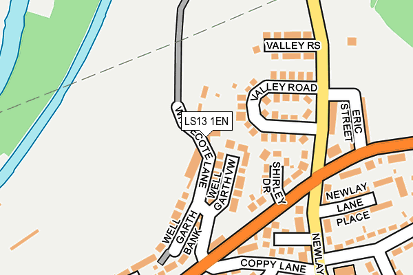 LS13 1EN map - OS OpenMap – Local (Ordnance Survey)