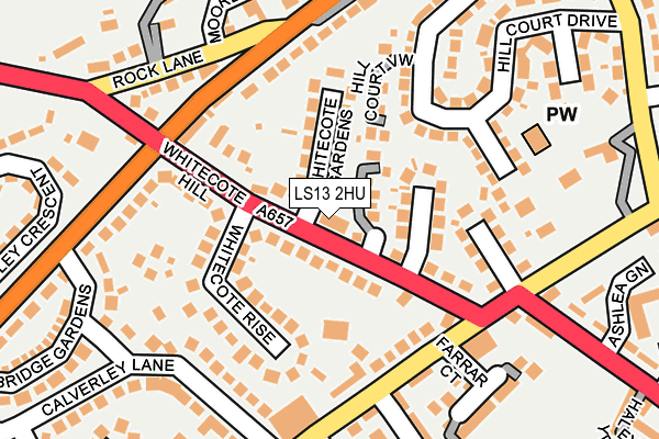 Map of SUTCLIFFE JOINERY LTD at local scale