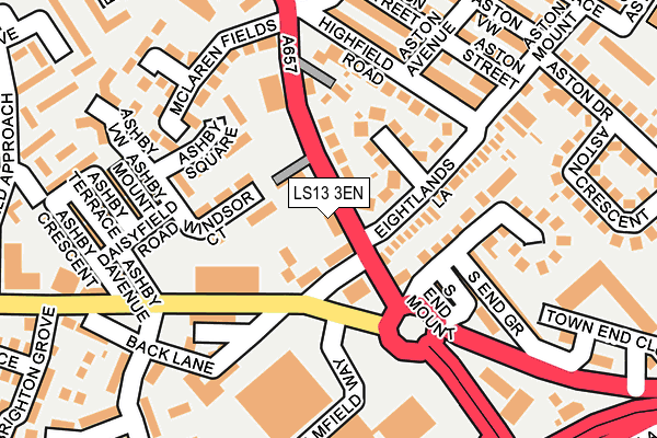 LS13 3EN map - OS OpenMap – Local (Ordnance Survey)