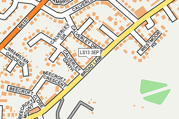 LS13 3EP map - OS OpenMap – Local (Ordnance Survey)