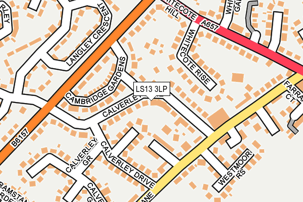 LS13 3LP map - OS OpenMap – Local (Ordnance Survey)